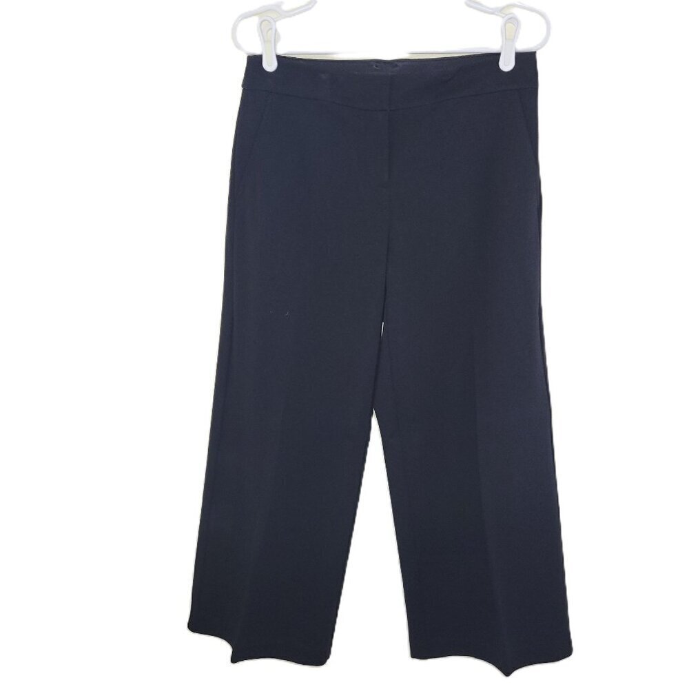 Eileen Fisher Pants Wide Leg Cropped Stretch Fabric Women's Size XS F161P
